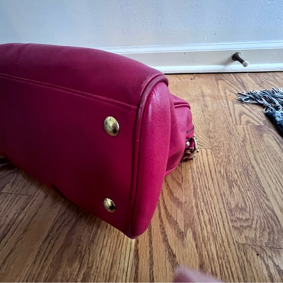 Coach Red Handbag - Picture 4 of 7